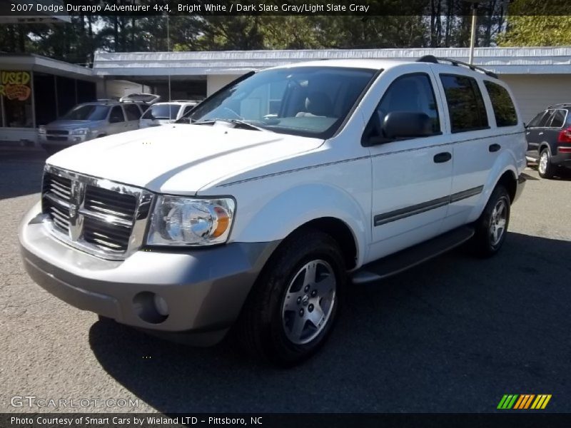 Bright White / Dark Slate Gray/Light Slate Gray 2007 Dodge Durango Adventurer 4x4