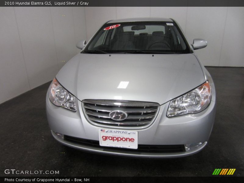 Liquid Silver / Gray 2010 Hyundai Elantra GLS
