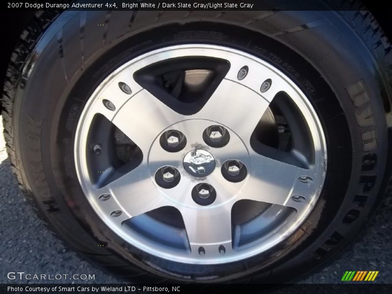 Bright White / Dark Slate Gray/Light Slate Gray 2007 Dodge Durango Adventurer 4x4
