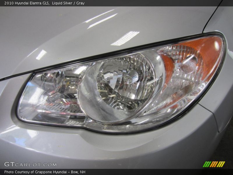 Liquid Silver / Gray 2010 Hyundai Elantra GLS