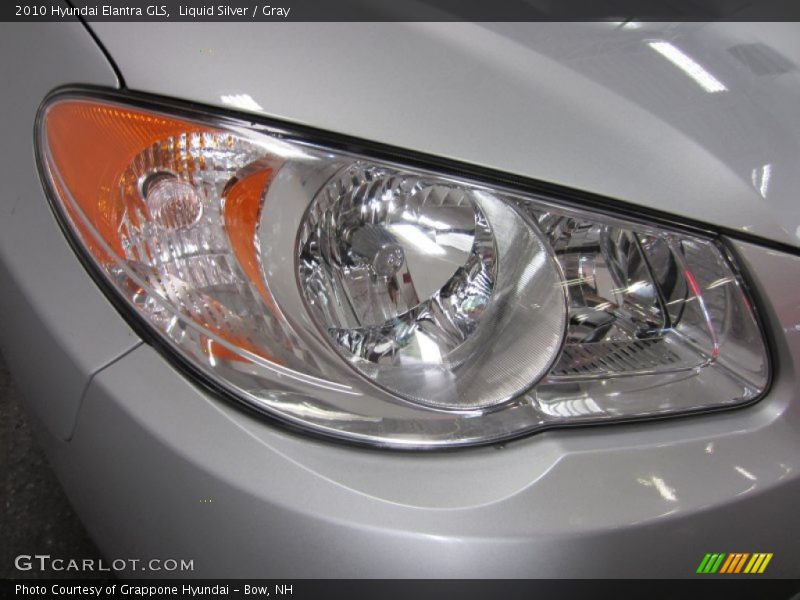 Liquid Silver / Gray 2010 Hyundai Elantra GLS