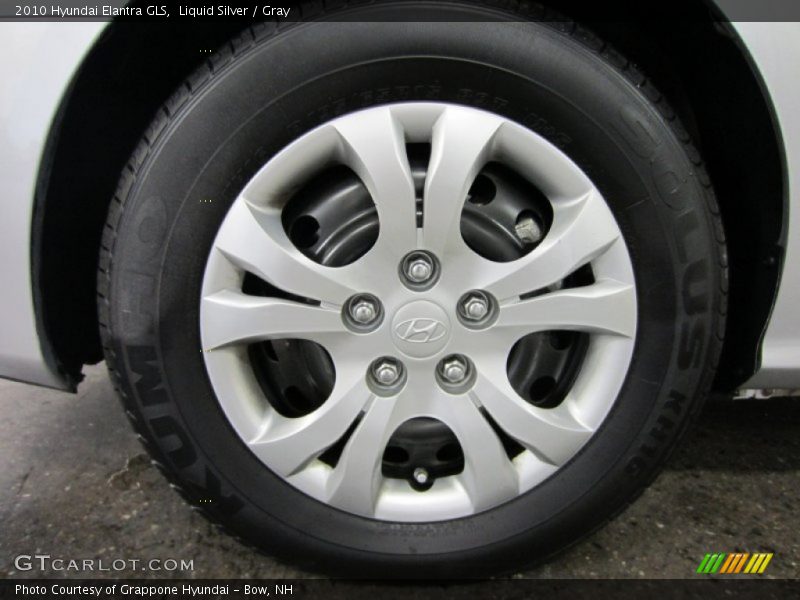 Liquid Silver / Gray 2010 Hyundai Elantra GLS