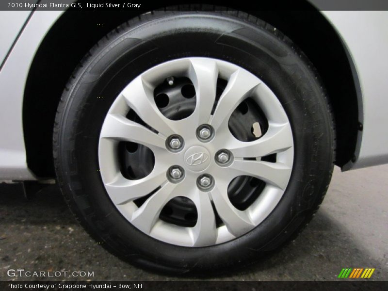 Liquid Silver / Gray 2010 Hyundai Elantra GLS