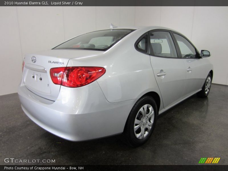 Liquid Silver / Gray 2010 Hyundai Elantra GLS