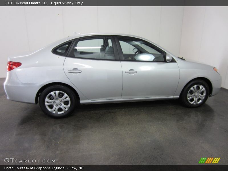 Liquid Silver / Gray 2010 Hyundai Elantra GLS