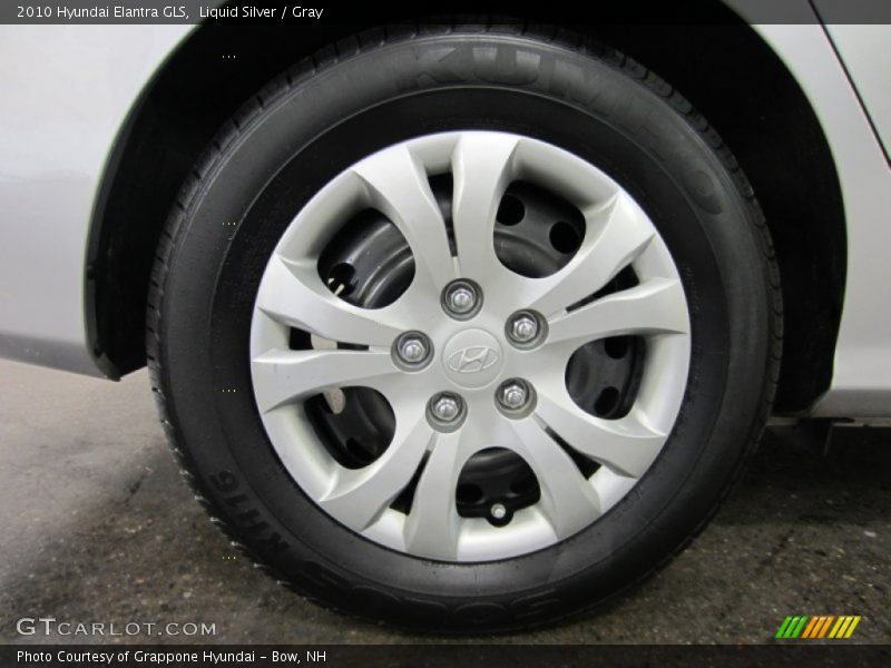 Liquid Silver / Gray 2010 Hyundai Elantra GLS