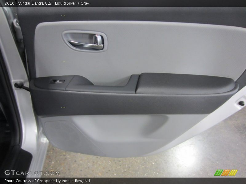 Liquid Silver / Gray 2010 Hyundai Elantra GLS