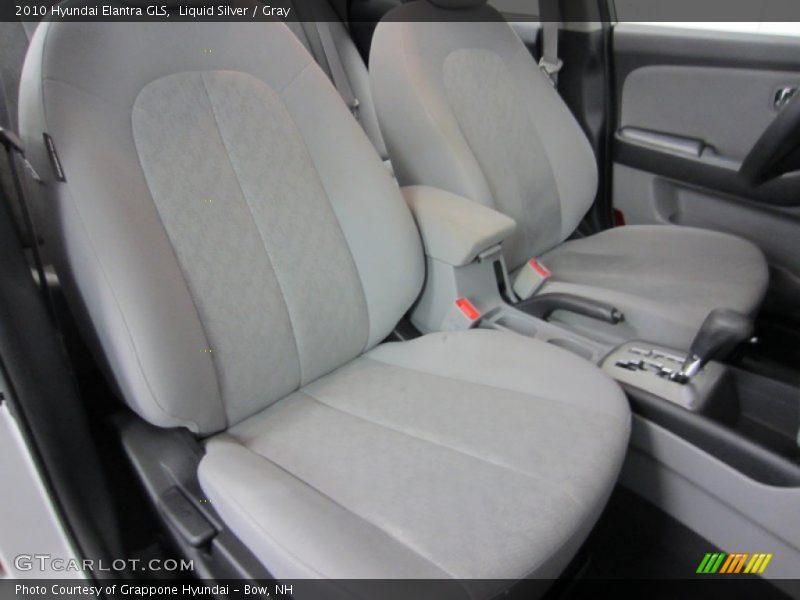Liquid Silver / Gray 2010 Hyundai Elantra GLS