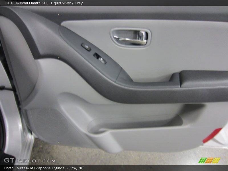 Liquid Silver / Gray 2010 Hyundai Elantra GLS