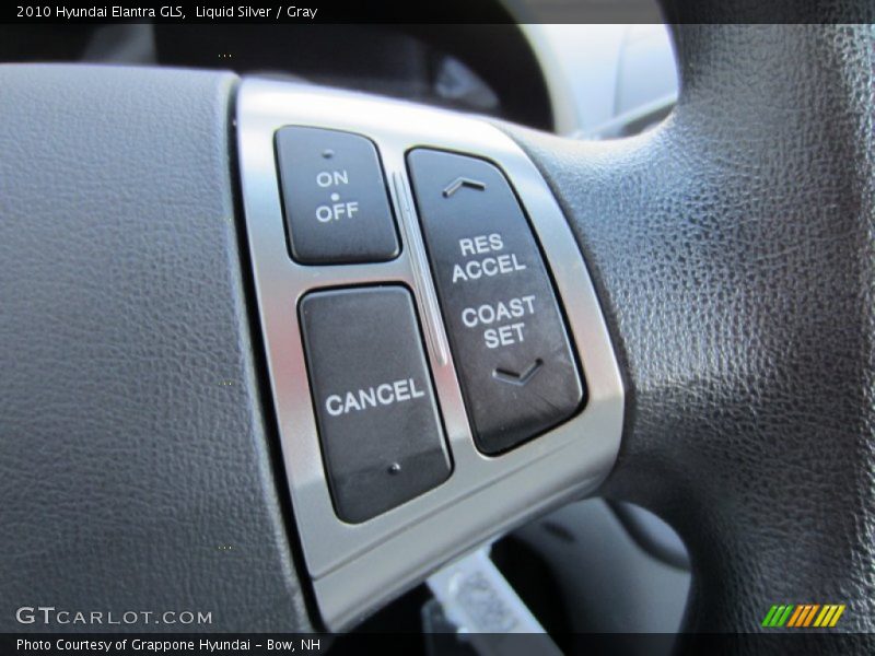 Liquid Silver / Gray 2010 Hyundai Elantra GLS