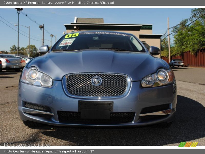 Azure Blue Metallic / Charcoal/Charcoal 2009 Jaguar XF Premium Luxury