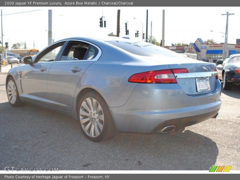 Azure Blue Metallic / Charcoal/Charcoal 2009 Jaguar XF Premium Luxury