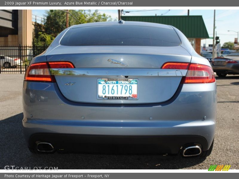 Azure Blue Metallic / Charcoal/Charcoal 2009 Jaguar XF Premium Luxury