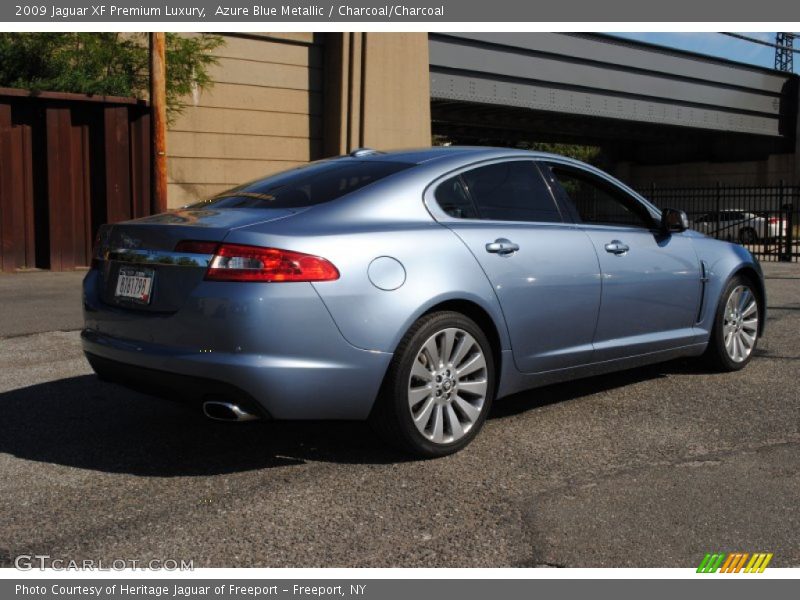 Azure Blue Metallic / Charcoal/Charcoal 2009 Jaguar XF Premium Luxury
