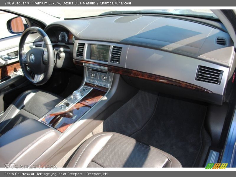Azure Blue Metallic / Charcoal/Charcoal 2009 Jaguar XF Premium Luxury