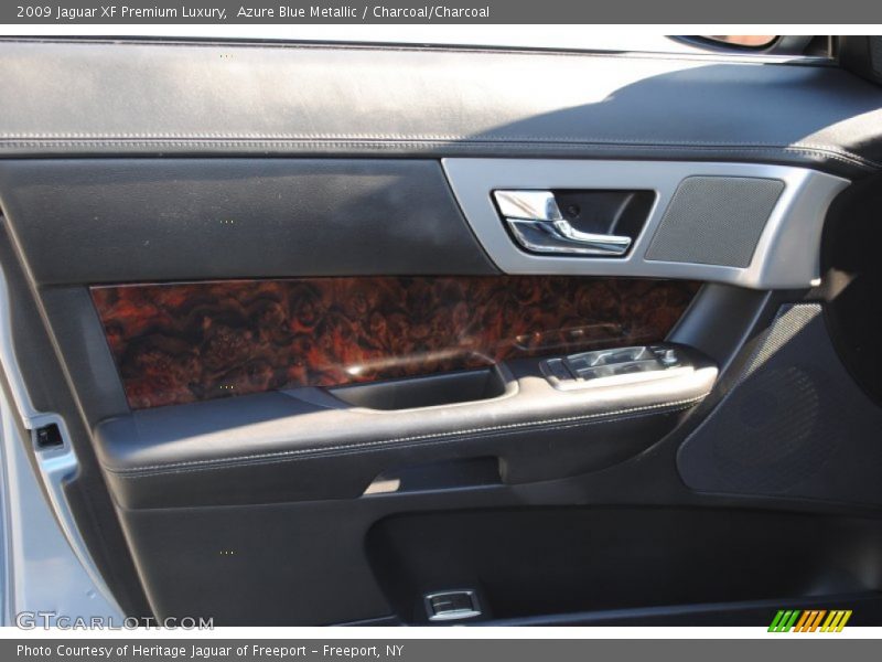 Azure Blue Metallic / Charcoal/Charcoal 2009 Jaguar XF Premium Luxury