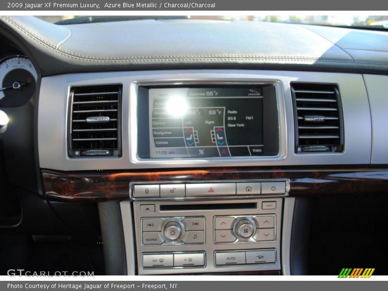 Azure Blue Metallic / Charcoal/Charcoal 2009 Jaguar XF Premium Luxury
