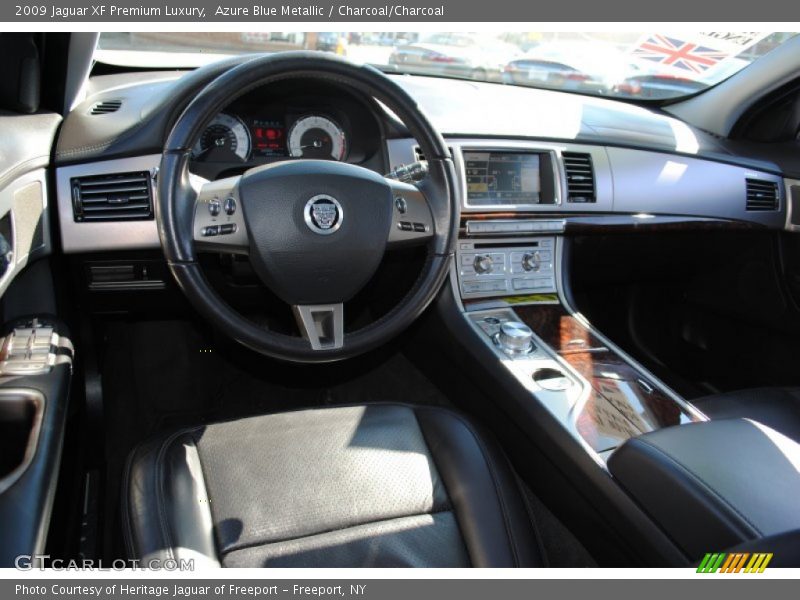 Azure Blue Metallic / Charcoal/Charcoal 2009 Jaguar XF Premium Luxury