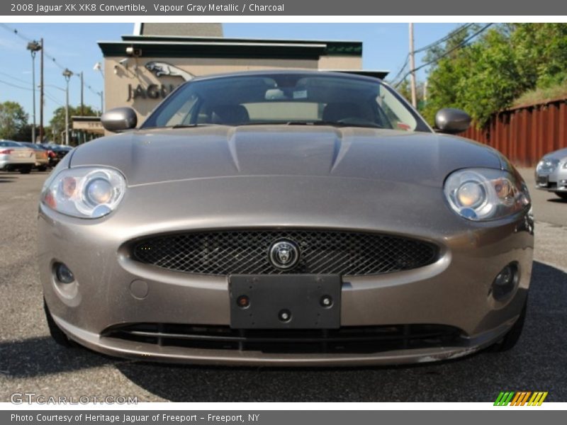 Vapour Gray Metallic / Charcoal 2008 Jaguar XK XK8 Convertible