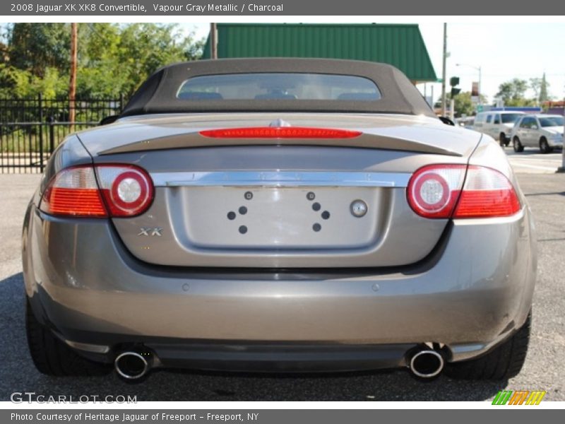 Vapour Gray Metallic / Charcoal 2008 Jaguar XK XK8 Convertible