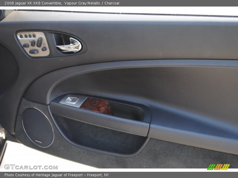 Vapour Gray Metallic / Charcoal 2008 Jaguar XK XK8 Convertible