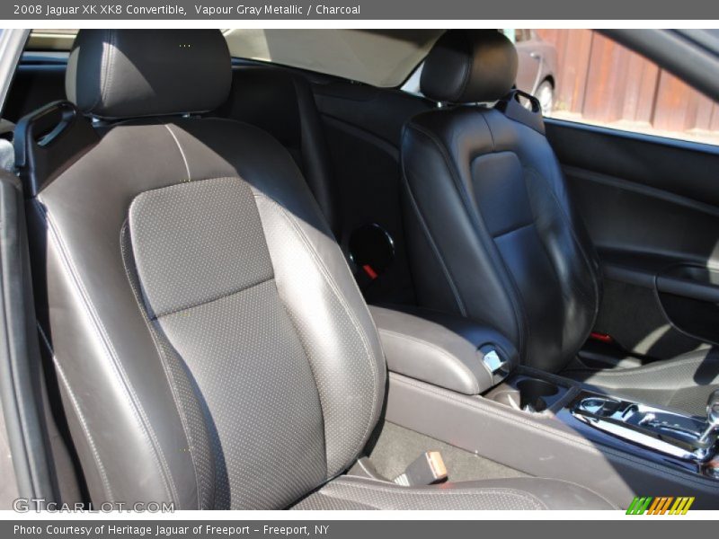 Vapour Gray Metallic / Charcoal 2008 Jaguar XK XK8 Convertible