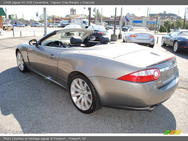 Vapour Gray Metallic / Charcoal 2008 Jaguar XK XK8 Convertible