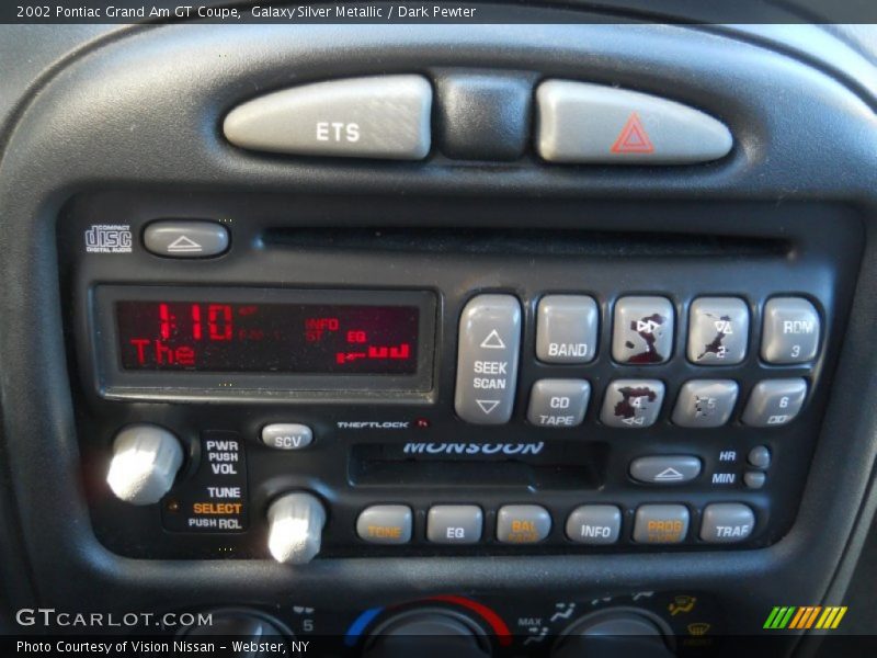 Audio System of 2002 Grand Am GT Coupe