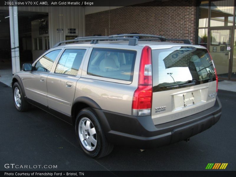 Ash Gold Metallic / Beige 2001 Volvo V70 XC AWD