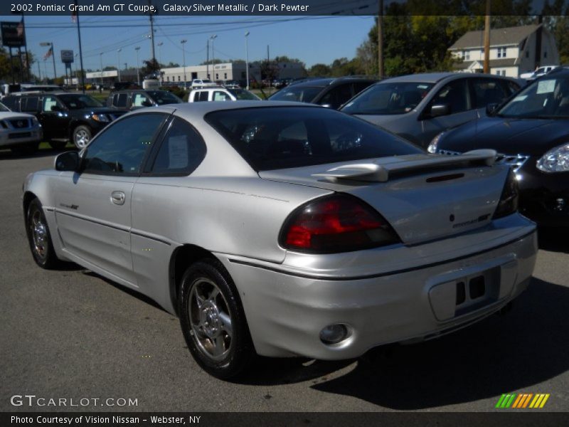 Galaxy Silver Metallic / Dark Pewter 2002 Pontiac Grand Am GT Coupe