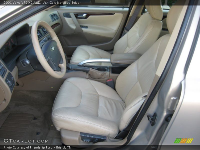 Ash Gold Metallic / Beige 2001 Volvo V70 XC AWD