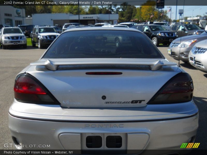 Galaxy Silver Metallic / Dark Pewter 2002 Pontiac Grand Am GT Coupe