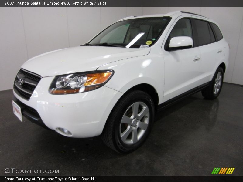 Arctic White / Beige 2007 Hyundai Santa Fe Limited 4WD