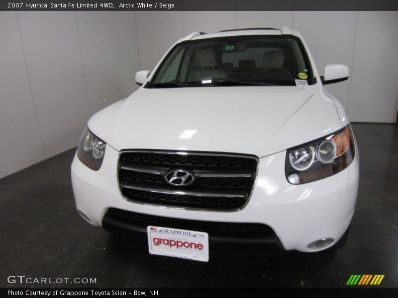 Arctic White / Beige 2007 Hyundai Santa Fe Limited 4WD