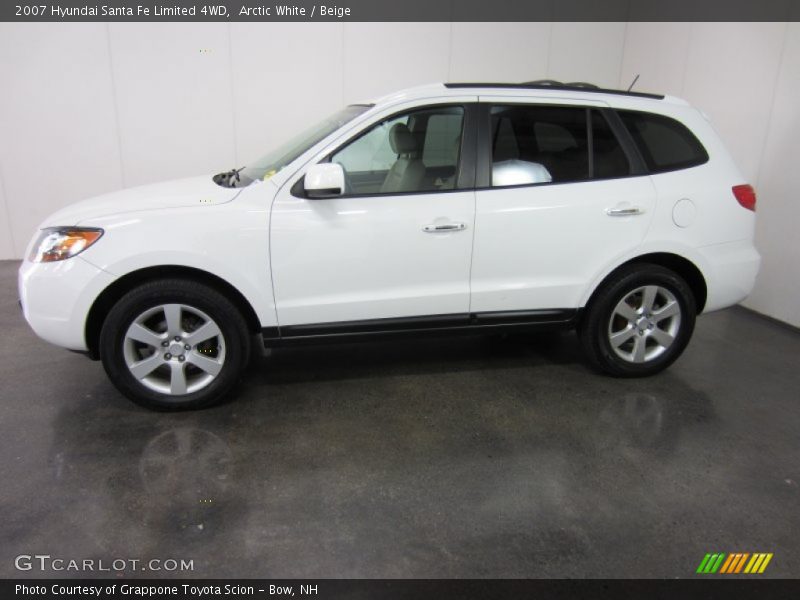 Arctic White / Beige 2007 Hyundai Santa Fe Limited 4WD