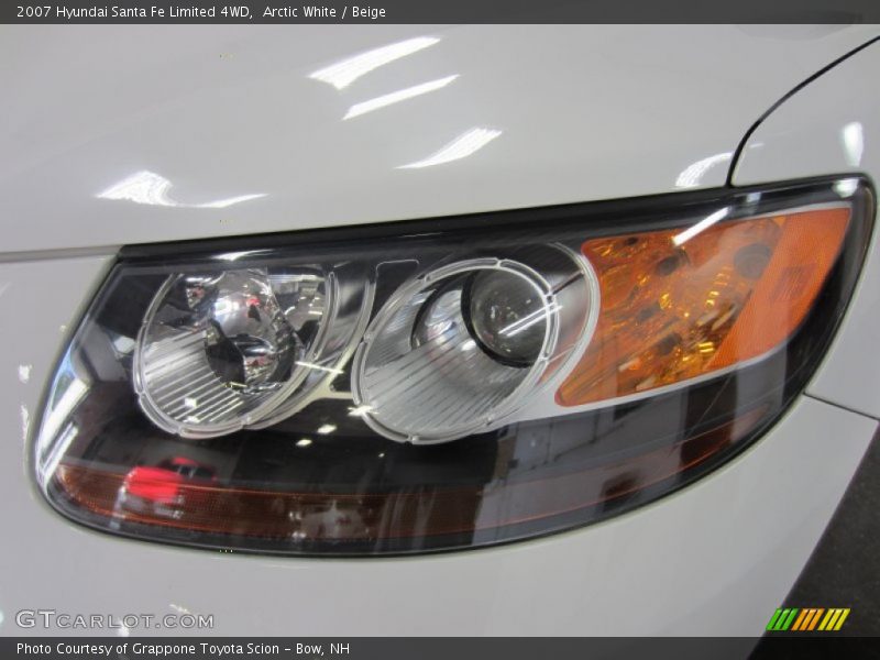 Arctic White / Beige 2007 Hyundai Santa Fe Limited 4WD