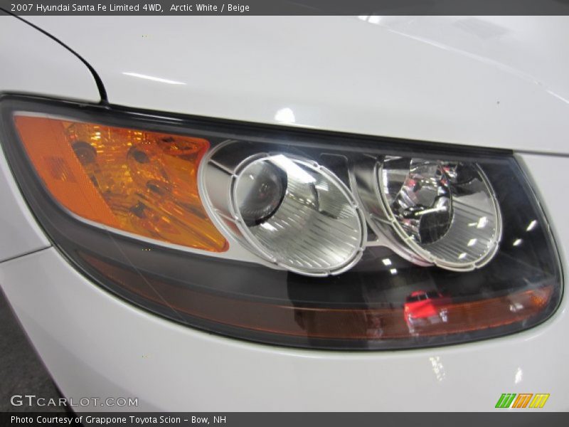 Arctic White / Beige 2007 Hyundai Santa Fe Limited 4WD