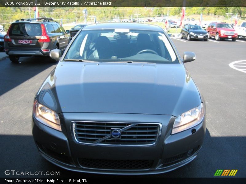 Oyster Gray Metallic / Anthracite Black 2008 Volvo S80 3.2