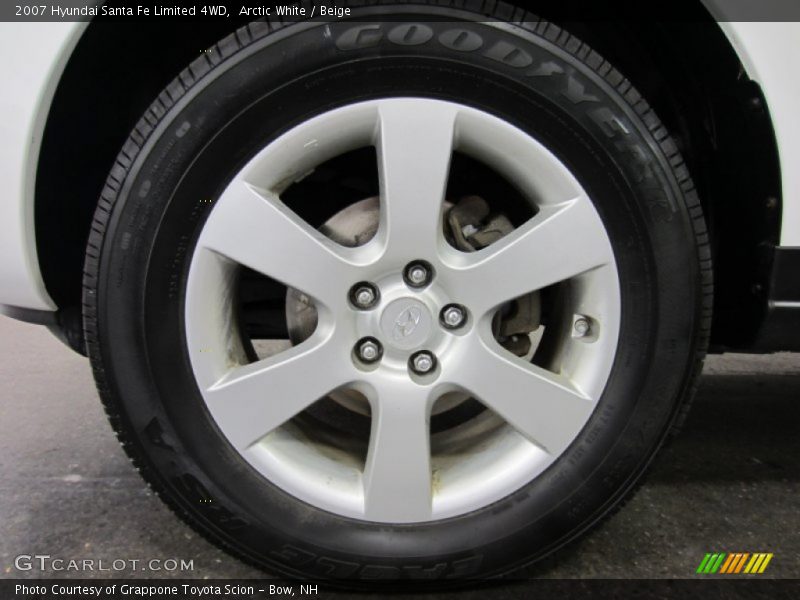 Arctic White / Beige 2007 Hyundai Santa Fe Limited 4WD
