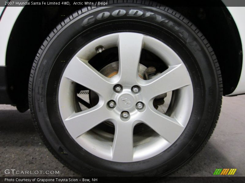 Arctic White / Beige 2007 Hyundai Santa Fe Limited 4WD