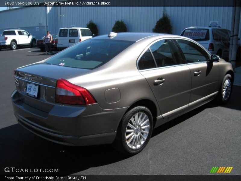 Oyster Gray Metallic / Anthracite Black 2008 Volvo S80 3.2