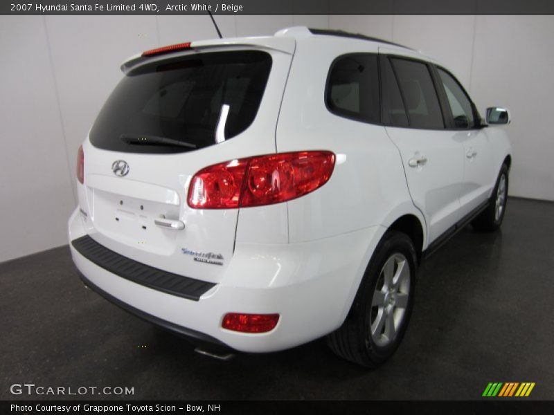 Arctic White / Beige 2007 Hyundai Santa Fe Limited 4WD