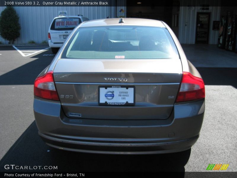 Oyster Gray Metallic / Anthracite Black 2008 Volvo S80 3.2