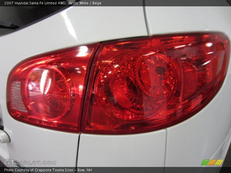Arctic White / Beige 2007 Hyundai Santa Fe Limited 4WD
