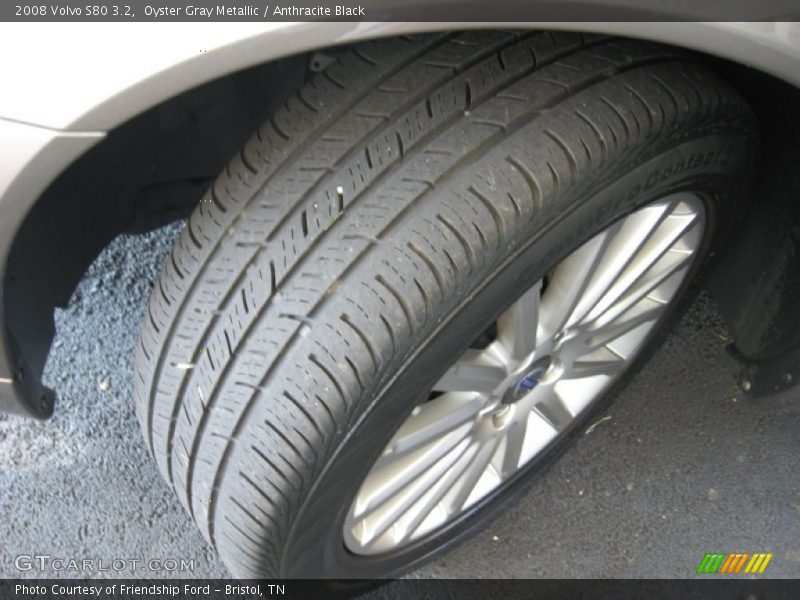 Oyster Gray Metallic / Anthracite Black 2008 Volvo S80 3.2