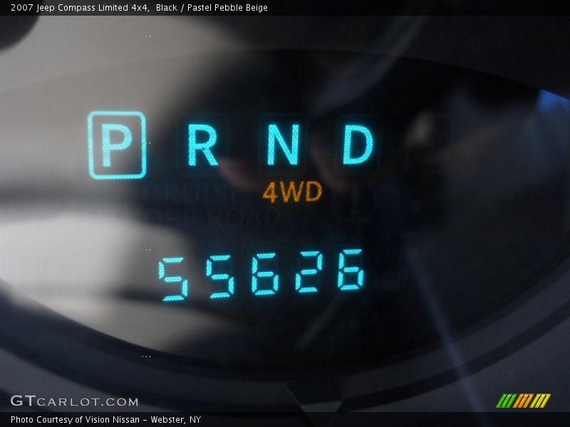 Black / Pastel Pebble Beige 2007 Jeep Compass Limited 4x4