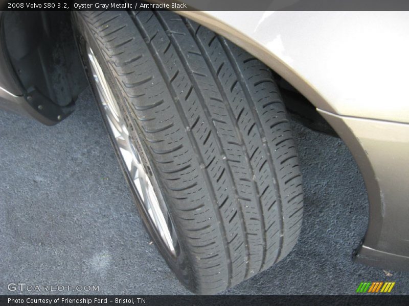 Oyster Gray Metallic / Anthracite Black 2008 Volvo S80 3.2