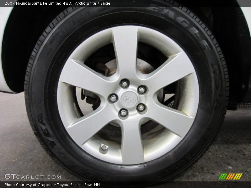 Arctic White / Beige 2007 Hyundai Santa Fe Limited 4WD