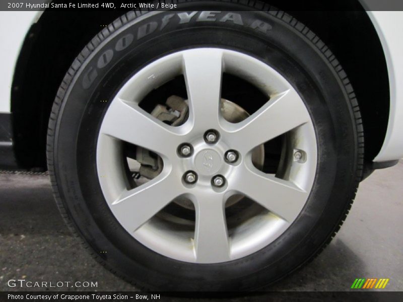 Arctic White / Beige 2007 Hyundai Santa Fe Limited 4WD