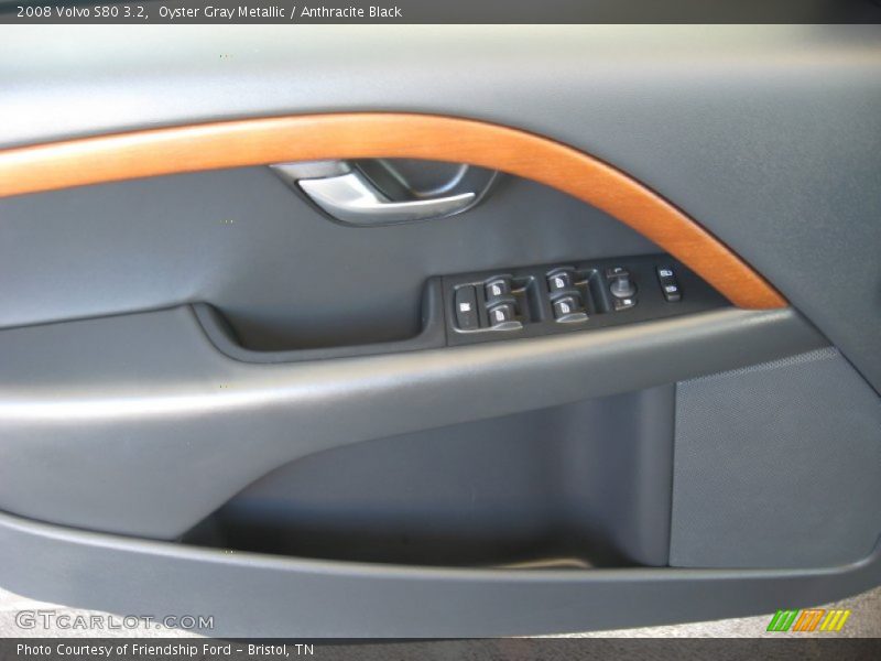 Oyster Gray Metallic / Anthracite Black 2008 Volvo S80 3.2